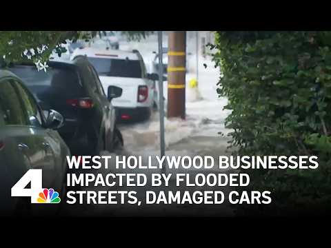 Water main break impacts businesses in West Hollywood
