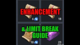 Lineage 2 Revolution ADVANCE Gameplay Fiz Walkthru 43: Enhancement & Limit Break Guide