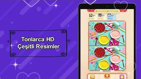 Find the Differences Game by Guru Puzzle Game Studio - Turkish