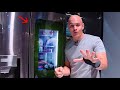 A Transparent OLED TV in a Refrigerator?! - CES 2020!