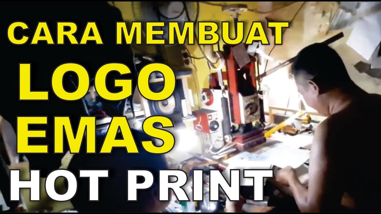CARA MEMBUAT HOT PRINT EMBOS respaticraft produsenpackagingbox YouTube