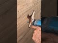 Handle screwing #tutorial #woodworking #speakerbox