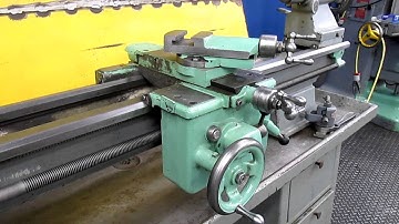 CLAUSING 12" x 36" GEARED HEAD BENCH LATHE - #6339