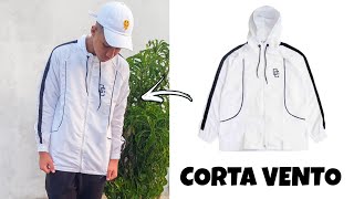 CORTA VENTO BRANCO DA OVERCOME | BRABO DEMAIS