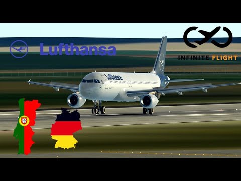 Infinite Flight - From: Faro (FAO) to Munich (MUC) | TIMELAPSE | Lufthansa Airbus A320