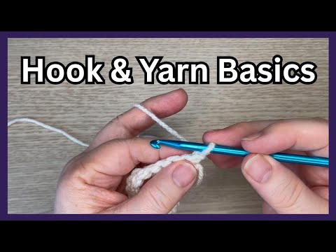 How to Hold Your Hook & Yarn for Comfortable Crocheting! (beginner Friendly)