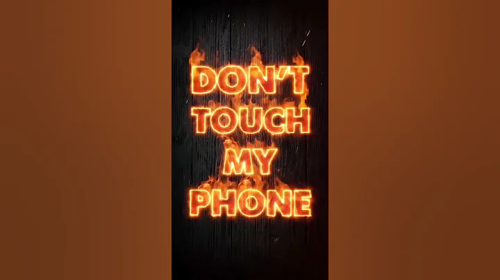 Don't touch my phone 4K Live Wallpaper - download app