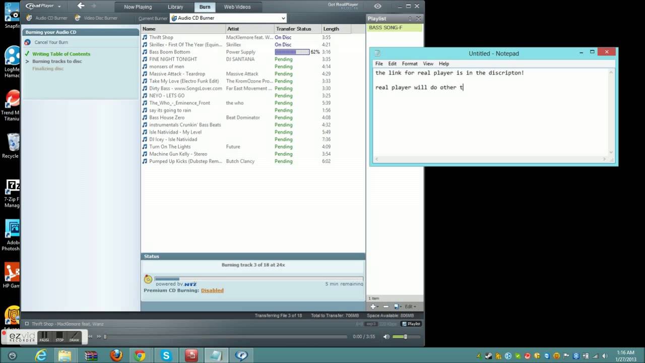 how to burn music cd"s