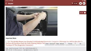 FCA Chrysler 12+8 Connector Cable Tutorial. How to connect the 12+8 with THINKCAR Tools