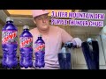 I chugged 3 liters of mountain dew purple thunder