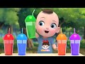 Learn Color with English Song 알록달록 컬러 쥬스 영어동요 라임이와 영어 공부 해요! Nursery rhymes