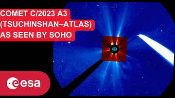 Comet C/2023 A3 brightens SOHO’s week (standard processing)