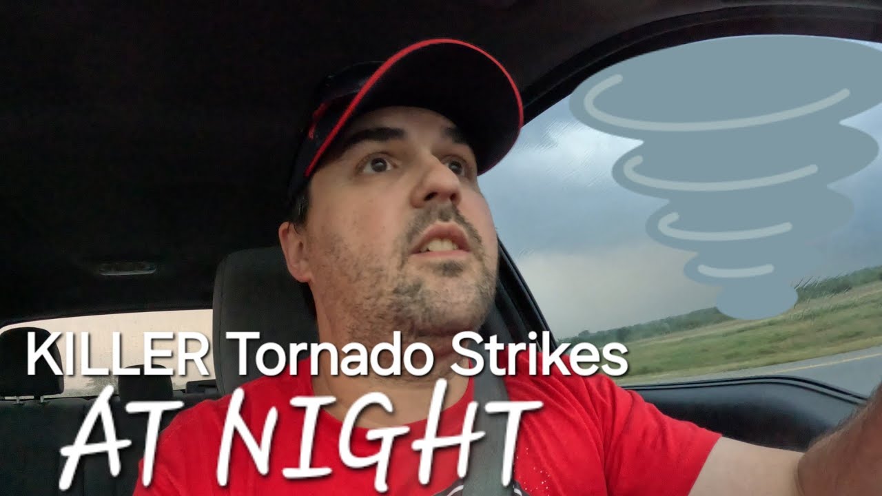 DESTRUCTIVE TORNADO Strikes Texas at Night - YouTube