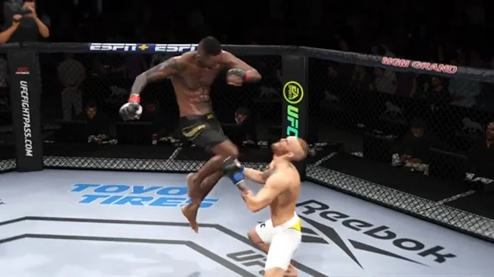 Israel Adesanya vs. Conor McGregor - Nasty Knockout (UFC 4)
