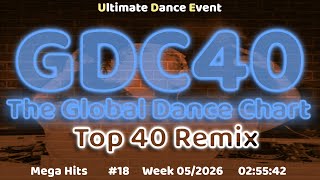 Mega Hits  Global Dance Charts Remix 018 Wk 05 2026
