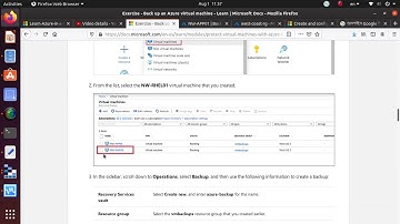 AZ 303 304 Create a backup for Azure virtual machines using Recovery Services Vault, set up policy