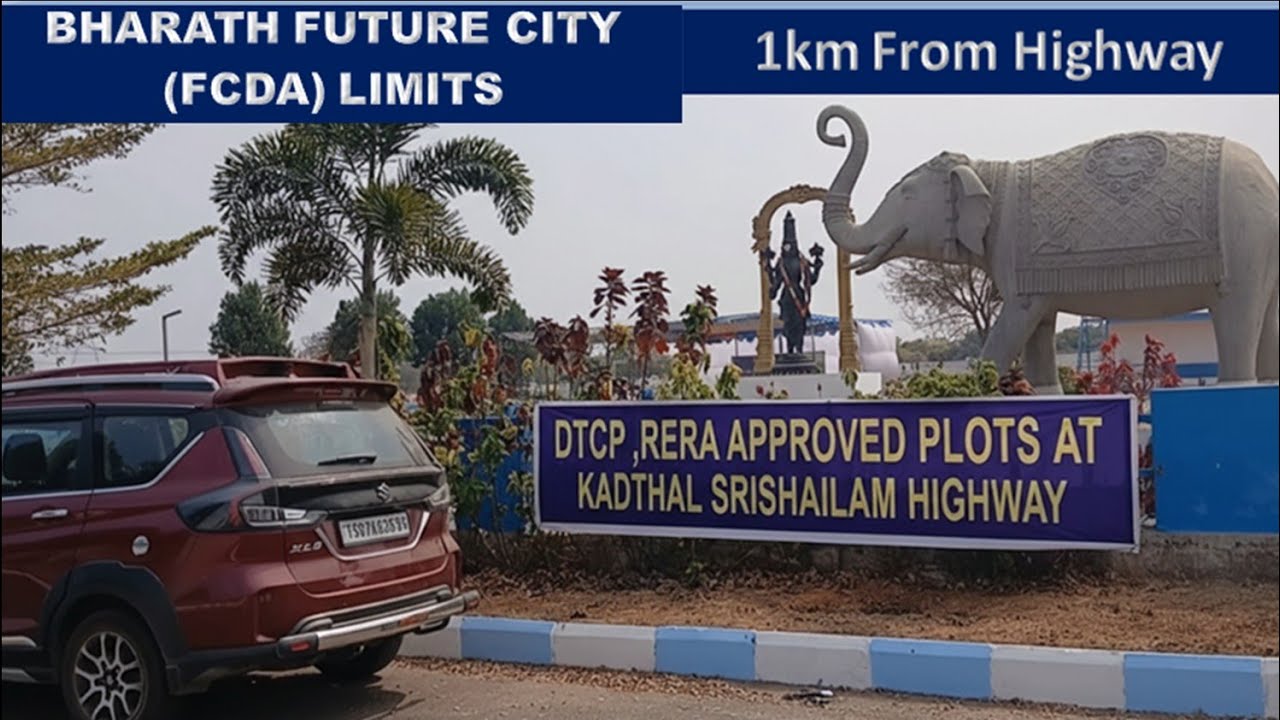 DTCP & RERA Approved Open Plots at Kadthal | 18 Acres Project | 1 KM from Srisailam Highway**