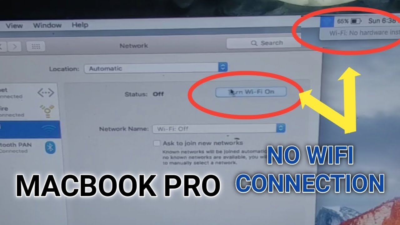 How to Fix WiFi and Network Problems Macbook 2023 - YouTube