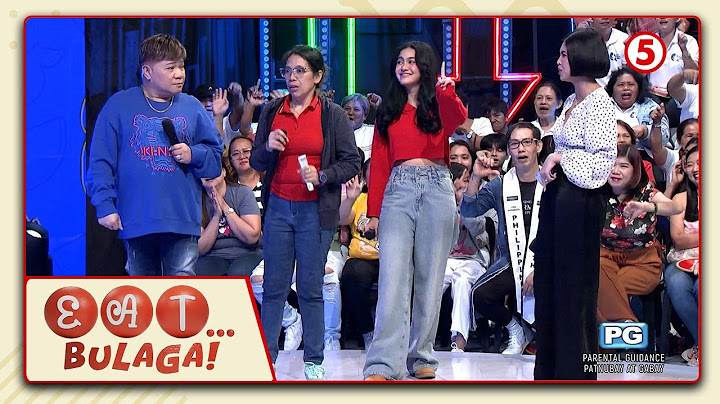 EAT BULAGA | Si Hazel mula sa Bacoor, Cavite ang naki-Peraphy sa Eat Bulaga!