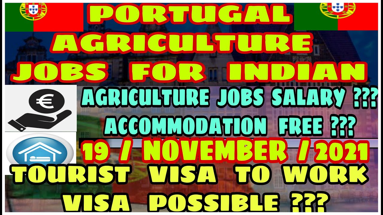 Agriculture Jobs in Portugal For Indian portugal salary per month