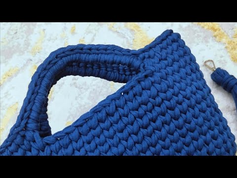 Crochet Bag With Kilim Thread For Beginners Without A Base