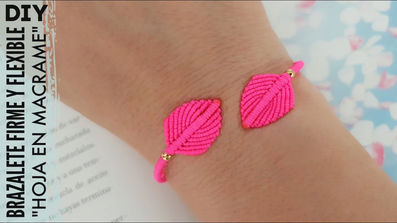 DIY COMO HACER PULSERA FIRME Y FLEXIBLE | BRAZALETE TEJIDO | PULSERA FÁCIL EN MACRAME
