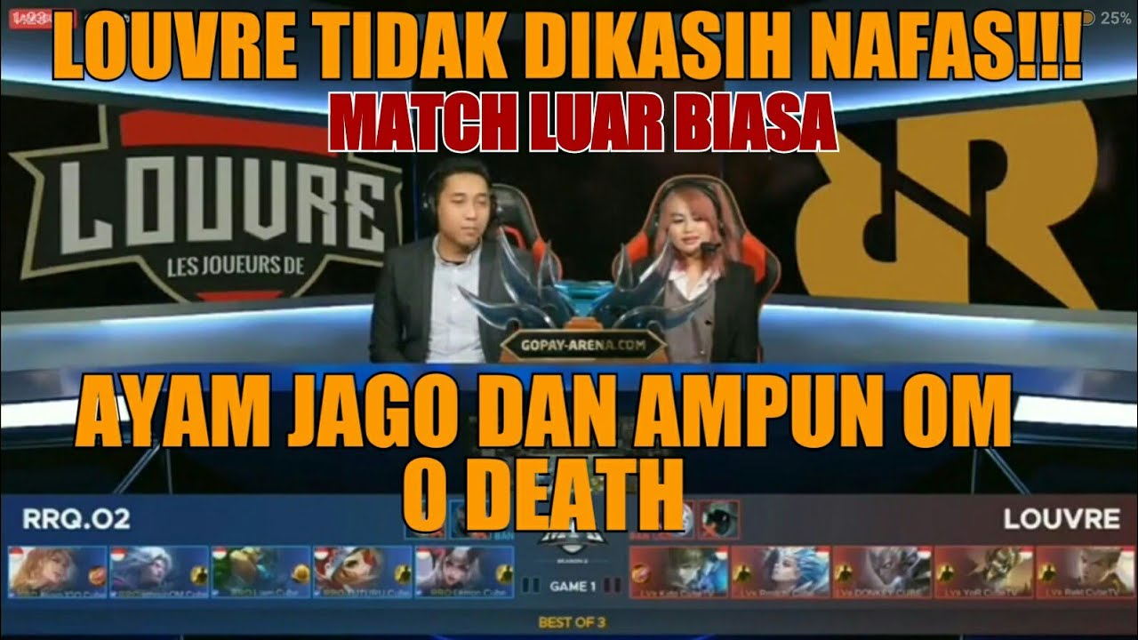 RRQ Vs LOUVRE | MATCH 1 | MPL - SEASON 2