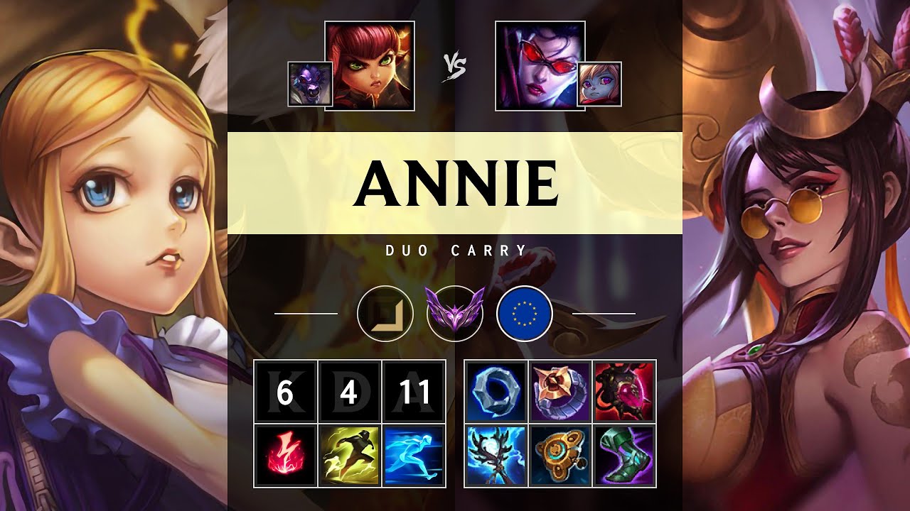 Annie Carry vs Vayne - EUW Master Patch 25.19