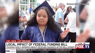 Tucson family worried about healthcare coverage following budget bill signing