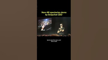 New AR spectacles demo#ai #aitools #aitips #artificialinteligence #snapchat #openai #chatgpt