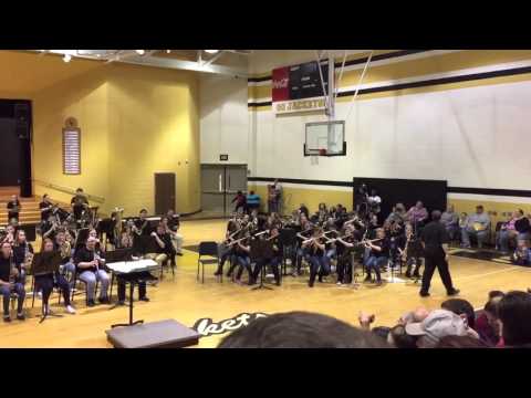 This is a video of the 6th ,7 & 8th grade Rockmart Middle School band doing their concert on December 11, 2015 at the Rockmart Middle School. My son Josh is playing the trumpet on the far right side in the back row. He is in sixth grade. They did such an awesome job! Mr. Day has really taught them a lot so far. They are the best sounding sixth grade band I have ever heard. I am so proud of them! 😃👍🏼 Rockmart middle school band 2015