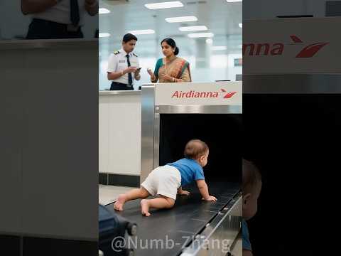 baby mistakenly flies plane ！ #N-Z #baby #plane