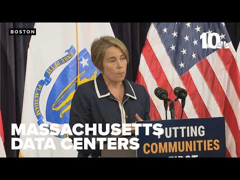 Gov. Maura Healey makes remarks on data centers in Massachusetts