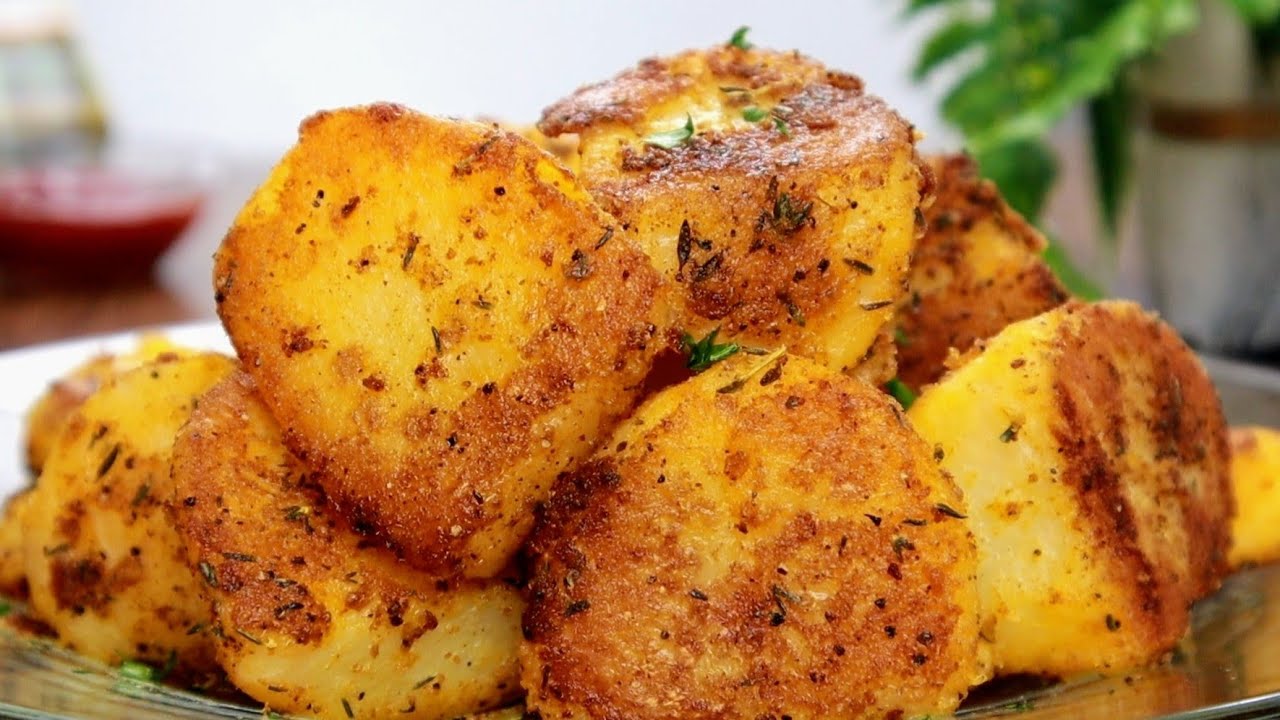 Идеально хрустящий картофель 😋 Рецепт картофеля, без которого я не могу обойтись