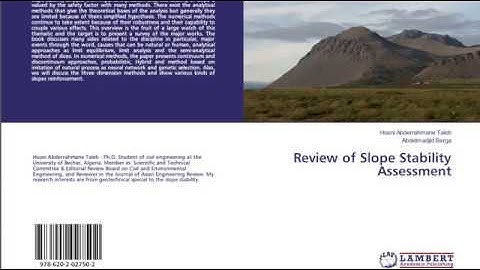 Review of Slope Stability Assessment (book)