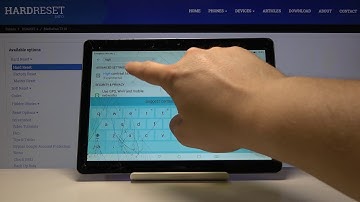 HUAWEI MediaPad T3 – Accessibility Settings & High Contrast Text Option