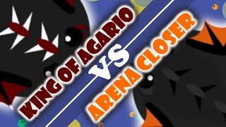 MOPE.IO // KING AGAR VS ARENA CLOSER // 1 VS 1 // BEST OF 5 GAMEPLAY