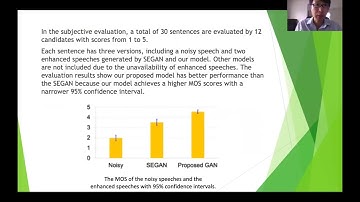Speech Enhancement with Topology-enhanced Generative Adversarial Networks (GANs) - (3 minutes in...