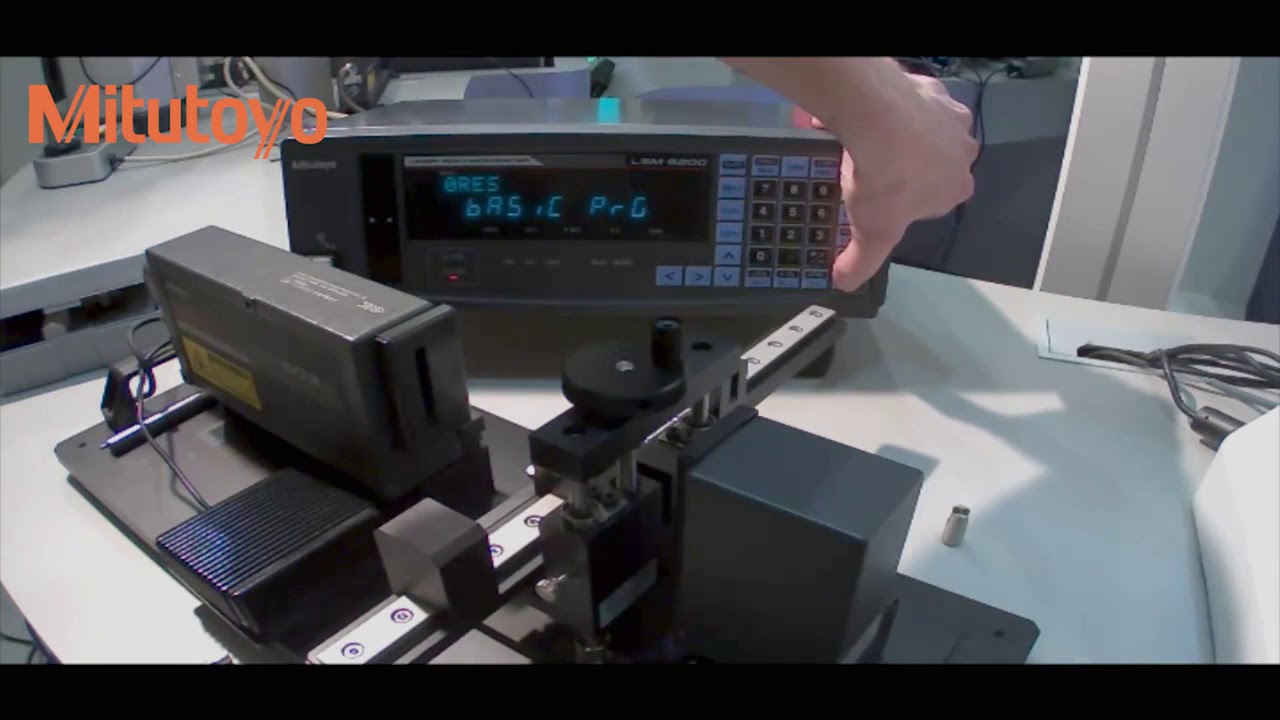 Micrometru cu laser Mitutoyo - modificare rezoluție