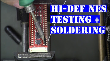 Hi-Def NES update - testing soldering interposers HDMI 1080p Nintendo
