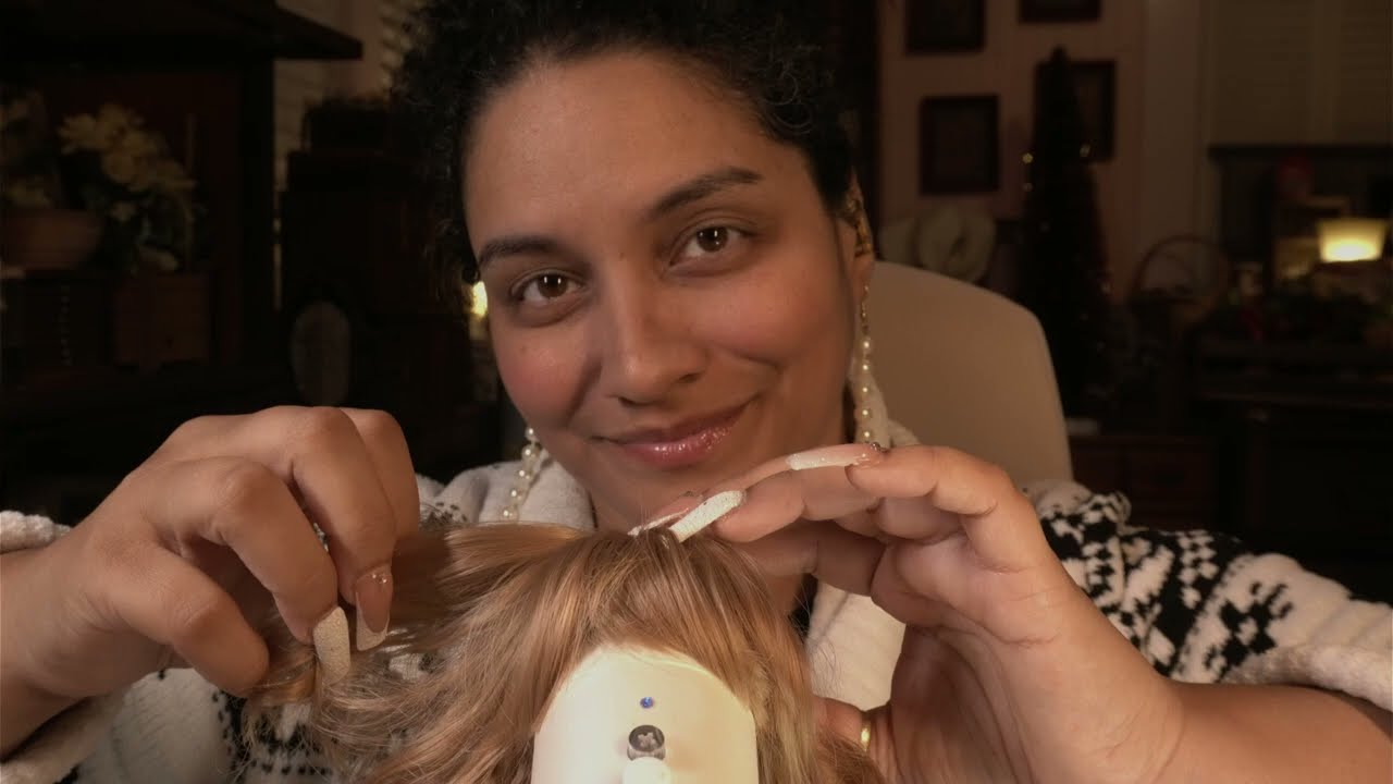 ASMR Head Massage and scratches for relaxation