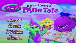 barney once upon a Dino tale 2009 dvd menu walk-through