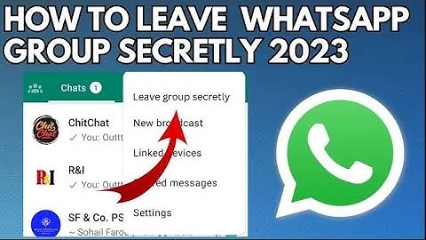 How to Leave a WhatsApp Group Without Any Knowing in 2023