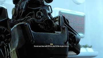 Fallout 4 - Institutionalized: Clayton Holdren (Bioscience) introduction "Synth Gorillas" Dialogue