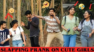 Slapping Prank On Cute Girls In Public 😂😂😂//Part- 2//Epic Reaction// Antic Tv