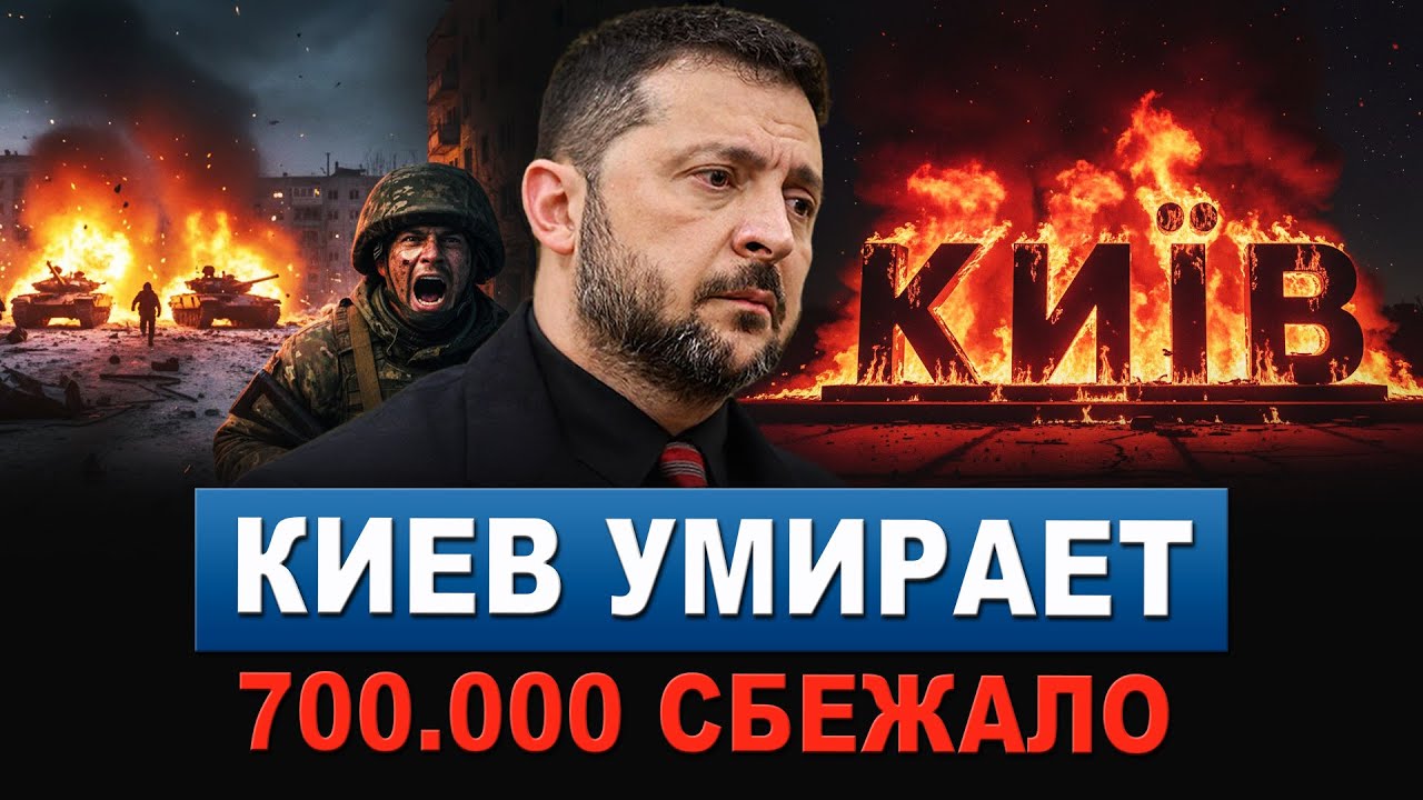 ⚡ Сейчас. Бегство 700.000 хуторян. Нет тепла и света. Катастрофа в Киеве. Новый удар 