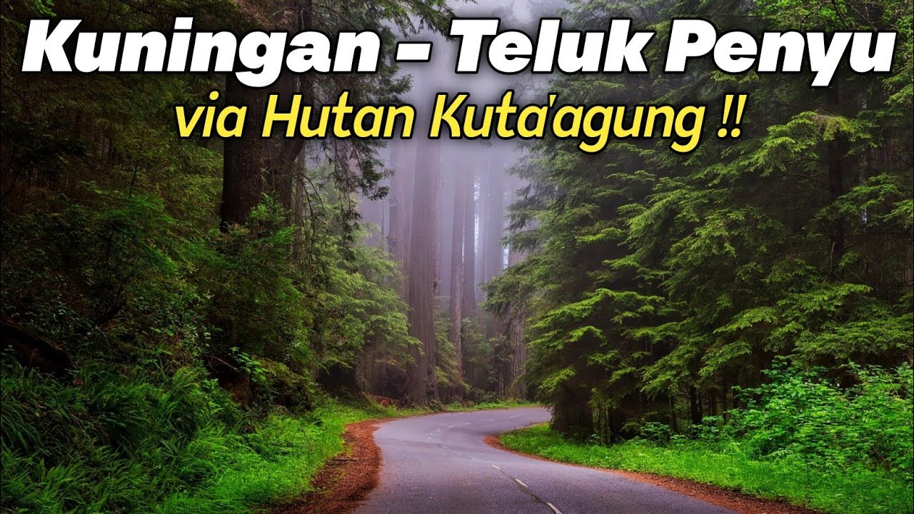 Rute Kuningan ke Teluk Penyu Cilacap via Alternatif Hutan Kutaagung - Dayeuhluhur - Sidareja