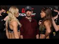 Manon Fiorot vs. Mayra Bueno Silva - Weigh-in Face-Off - (UFC Fight Night: Ladd vs. Dumont)