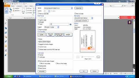 Khắc phục lỗi bị ngược khi in hai mặt  flie PDF