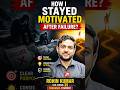 How I Stayed Motivated After Failure | IAS Rank 39 Rohin #awfg #mgp #forumias #frc #geography #ats